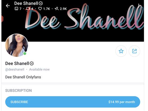 dee shanell onlyfans leak|Find @deeshanellsocial Onlyfans